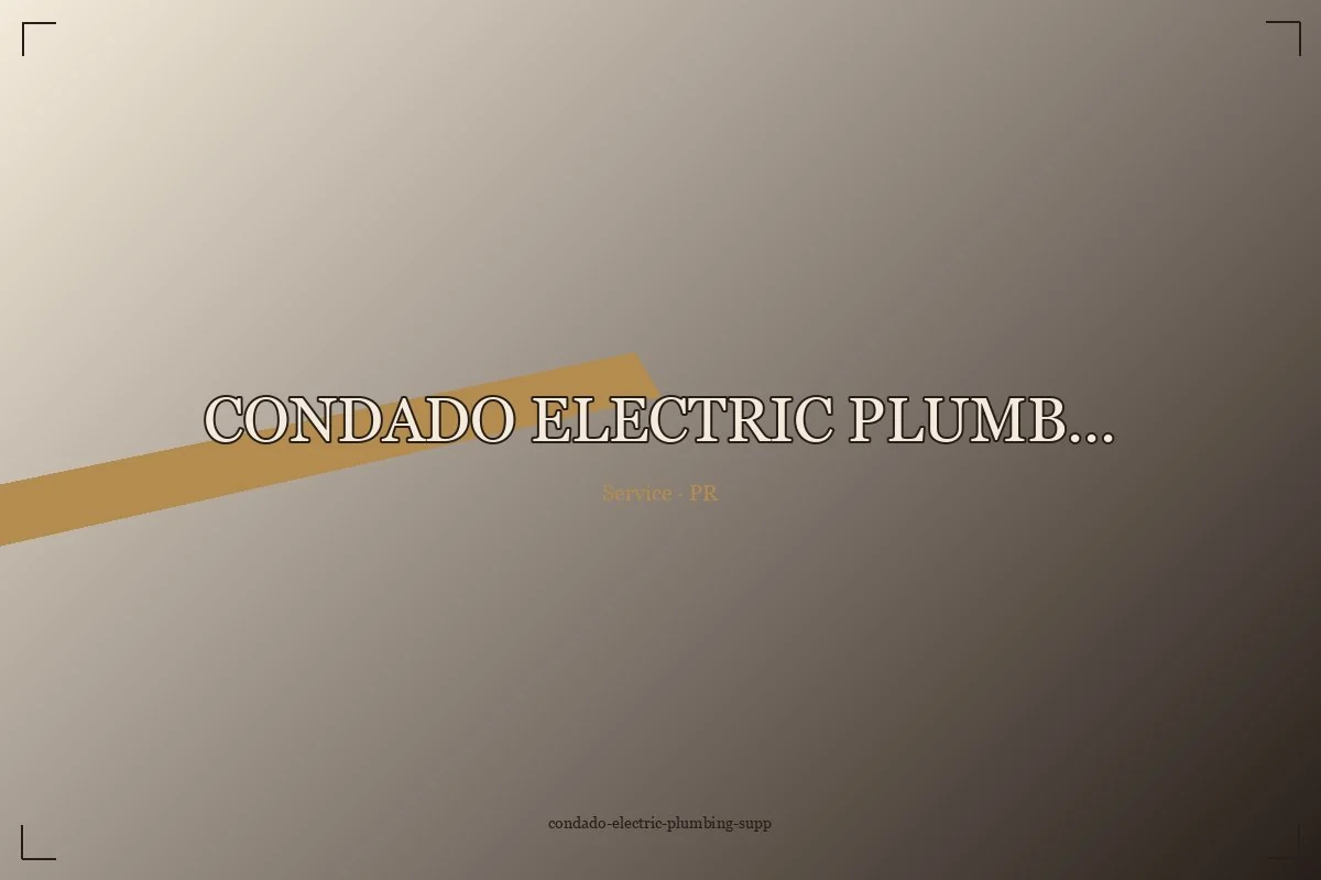 Condado Electric Plumbing Supply — galería 1