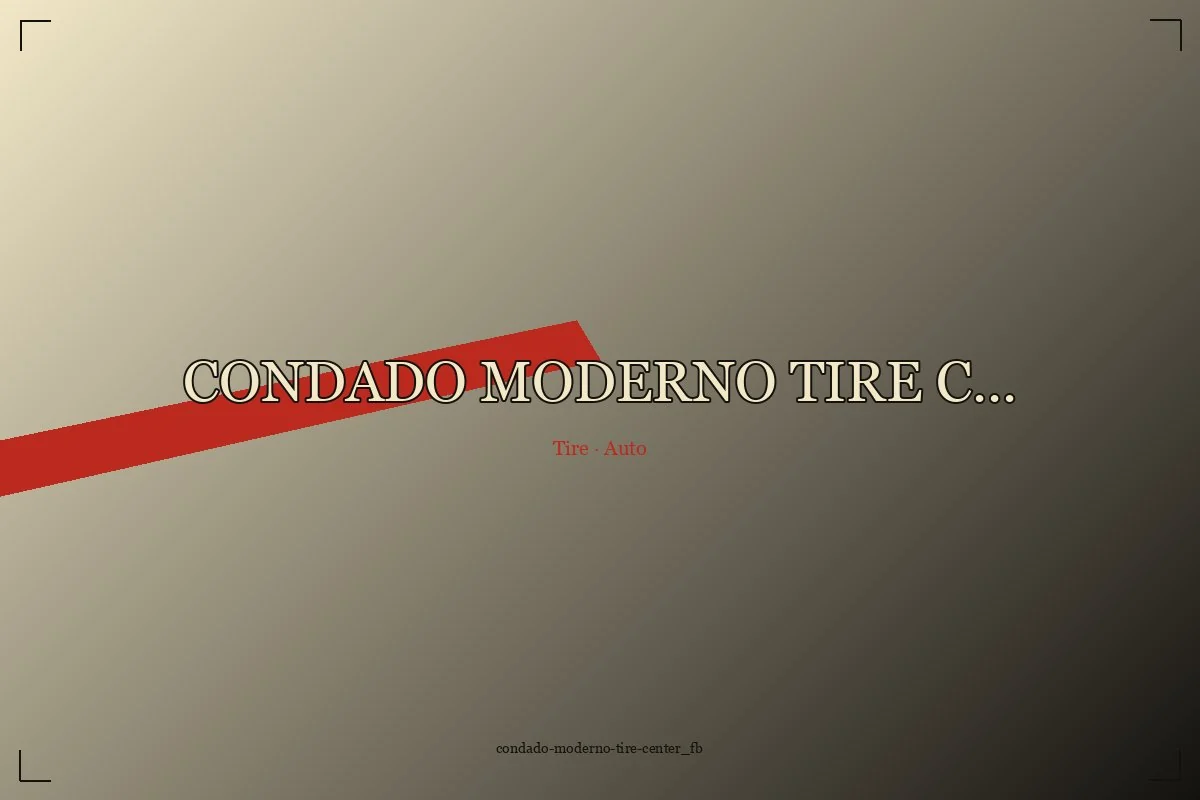 Condado Moderno Tire Center — galería 1