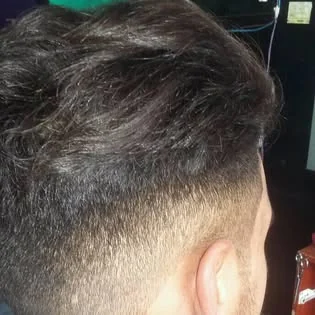 Taper en la parte de atrás