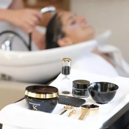 Tratamiento Kérastase aplicado en Gaia Hair & Body