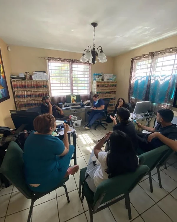 Sala de espera del hospital Ambuvet