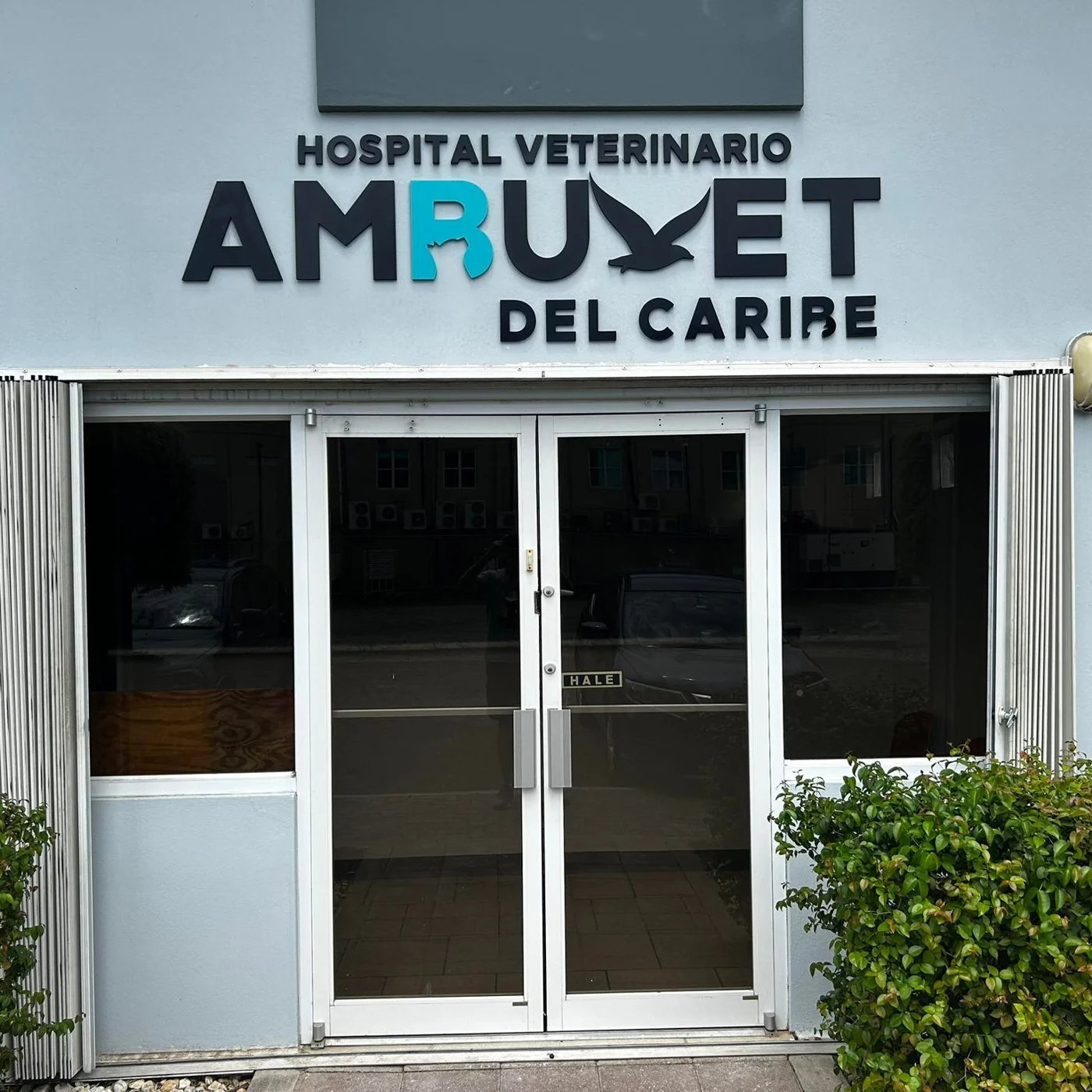 Fachada del Hospital Veterinario Ambuvet del Caribe en Ponce