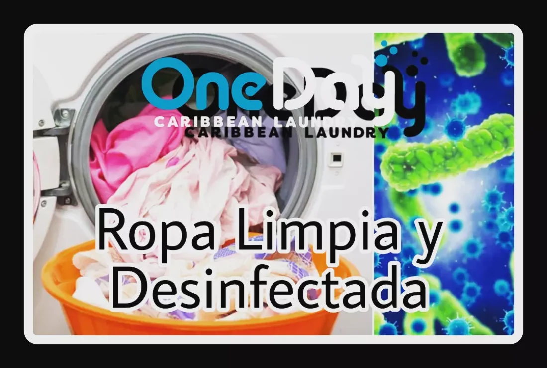 Ropa limpia y desinfectada lista para entregar
