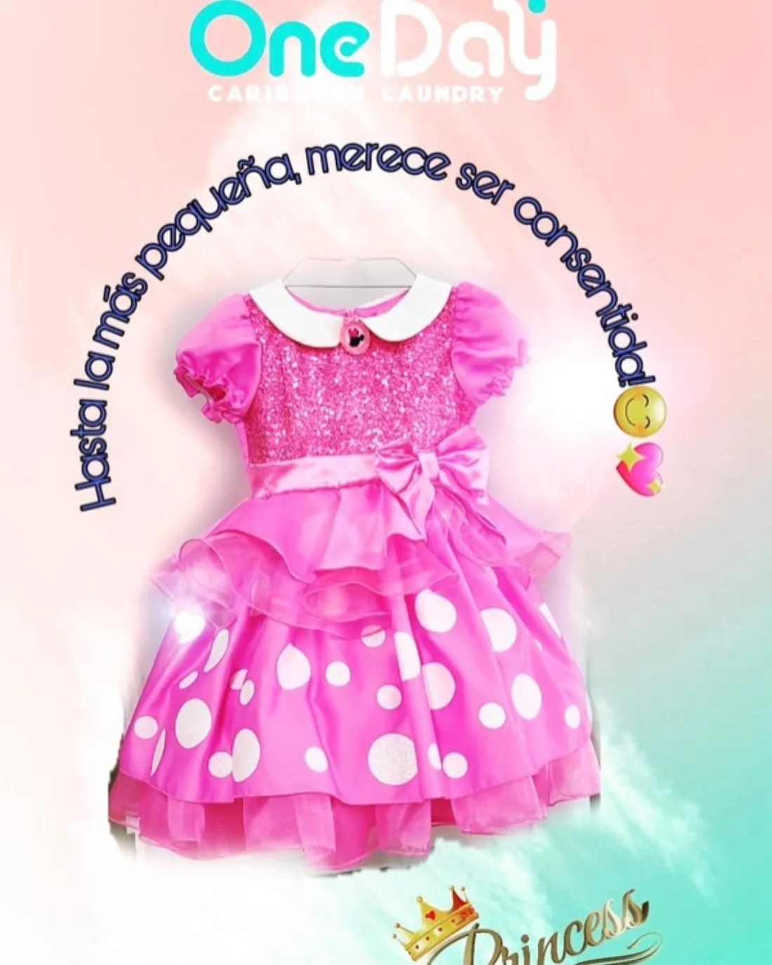 Vestido delicado tras el servicio fino One Day