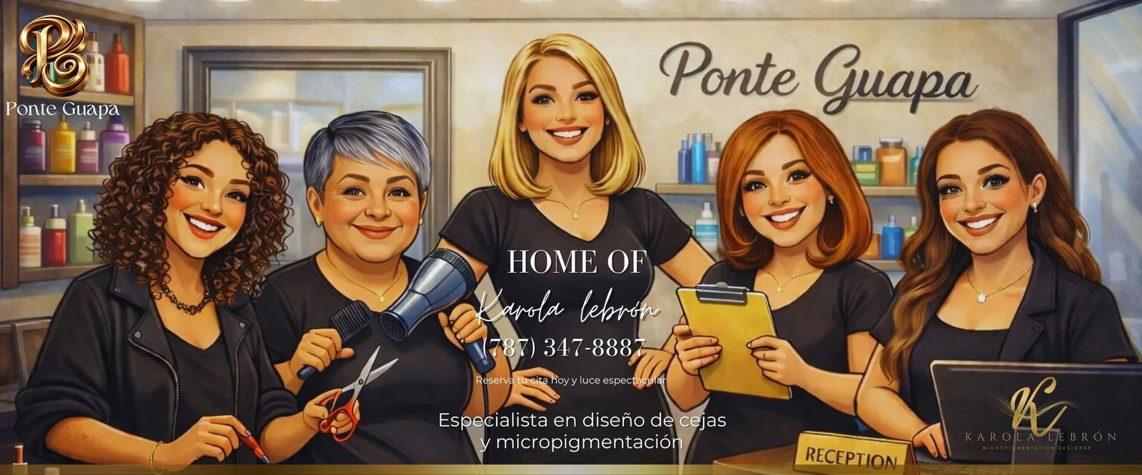 Equipo de Ponte Guapa Salón en Caguas
