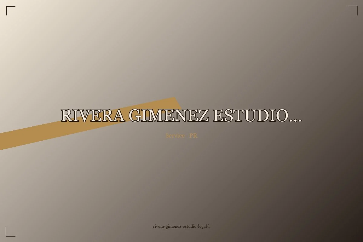 Rivera Gimenez Estudio Legal Llc — galería 1