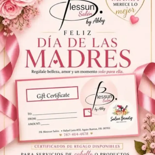 Foto de Blessun Salón desde su Facebook