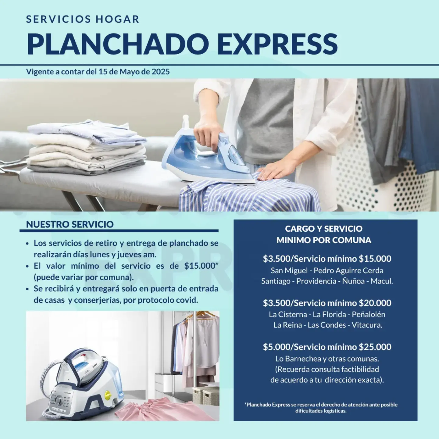Foto de Planchado Express desde su Instagram