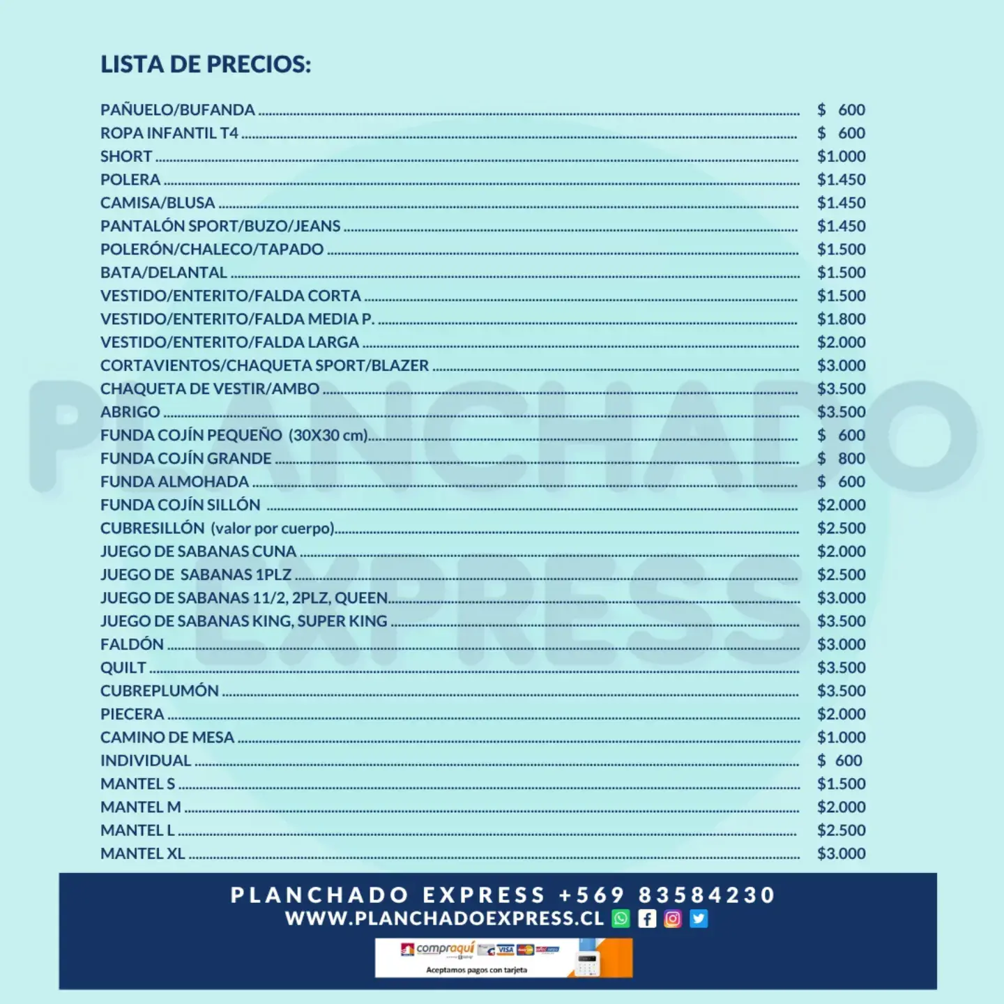 Foto de Planchado Express desde su Instagram