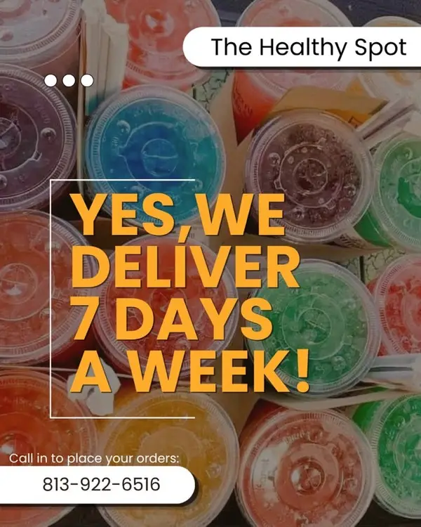 Publicación reciente de Instagram de The Healthy Spot FL
