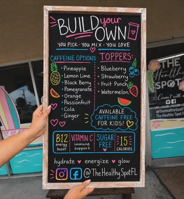 Publicación reciente de Instagram de The Healthy Spot FL
